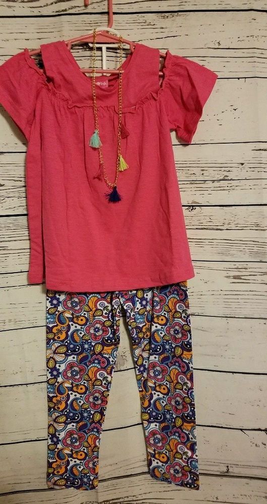 NWT 3PC SZ 7/8 SET BY GIRLS PINK
